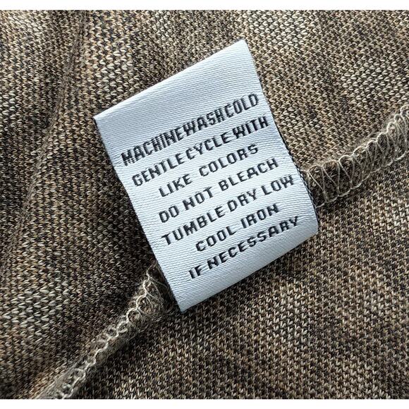 Habitat Clothes to Live In Poncho Animal Print Harvest Fleece Misses Size L New - Picture 8 of 8